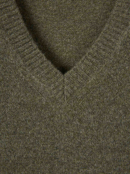 Outlet online Santa Eulalia Hombre Jersey Cuello Pico color Verde Oscuro sku 542-002519 02 - Foto 3