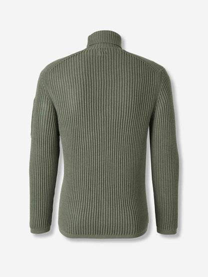 Outlet online C.P. Company Hombre Jersey Cuello Alto color Verde sku 542-002526 01 - Foto 2