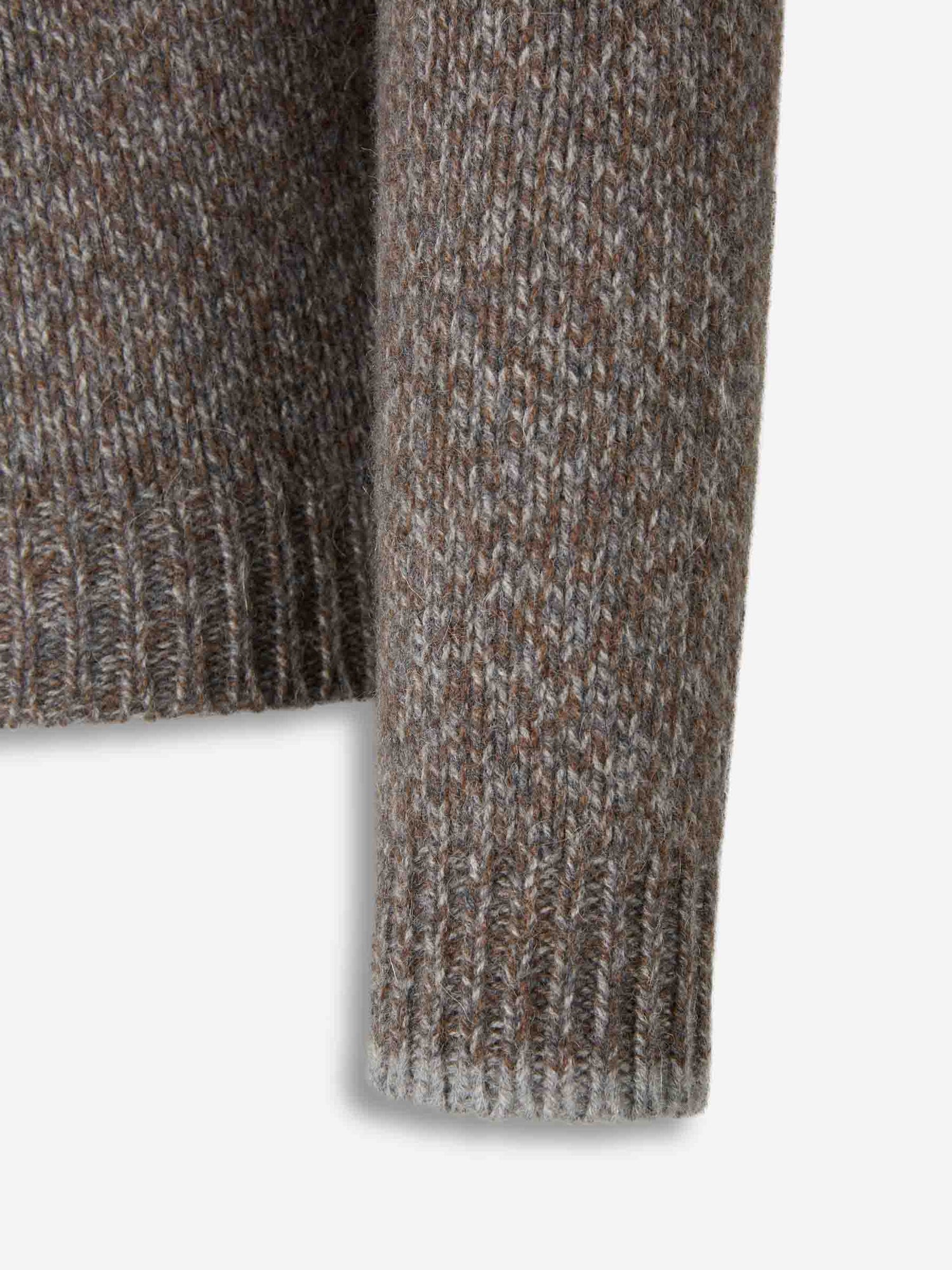 Outlet online Fedeli Hombre Jersey Cuello Alto color Taupe sku 542-002532 01 - Foto 4