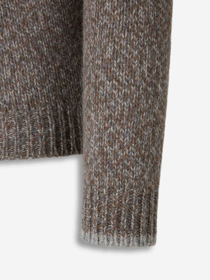 Outlet online Fedeli Hombre Jersey Cuello Alto color Taupe sku 542-002532 01 - Foto 4