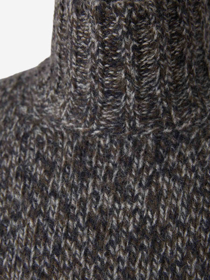 Outlet online Fedeli Hombre Jersey Cuello Alto color Gris sku 542-002533 01 - Foto 3