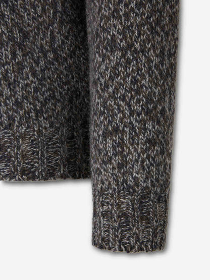 Outlet online Fedeli Hombre Jersey Cuello Alto color Gris sku 542-002533 01 - Foto 4