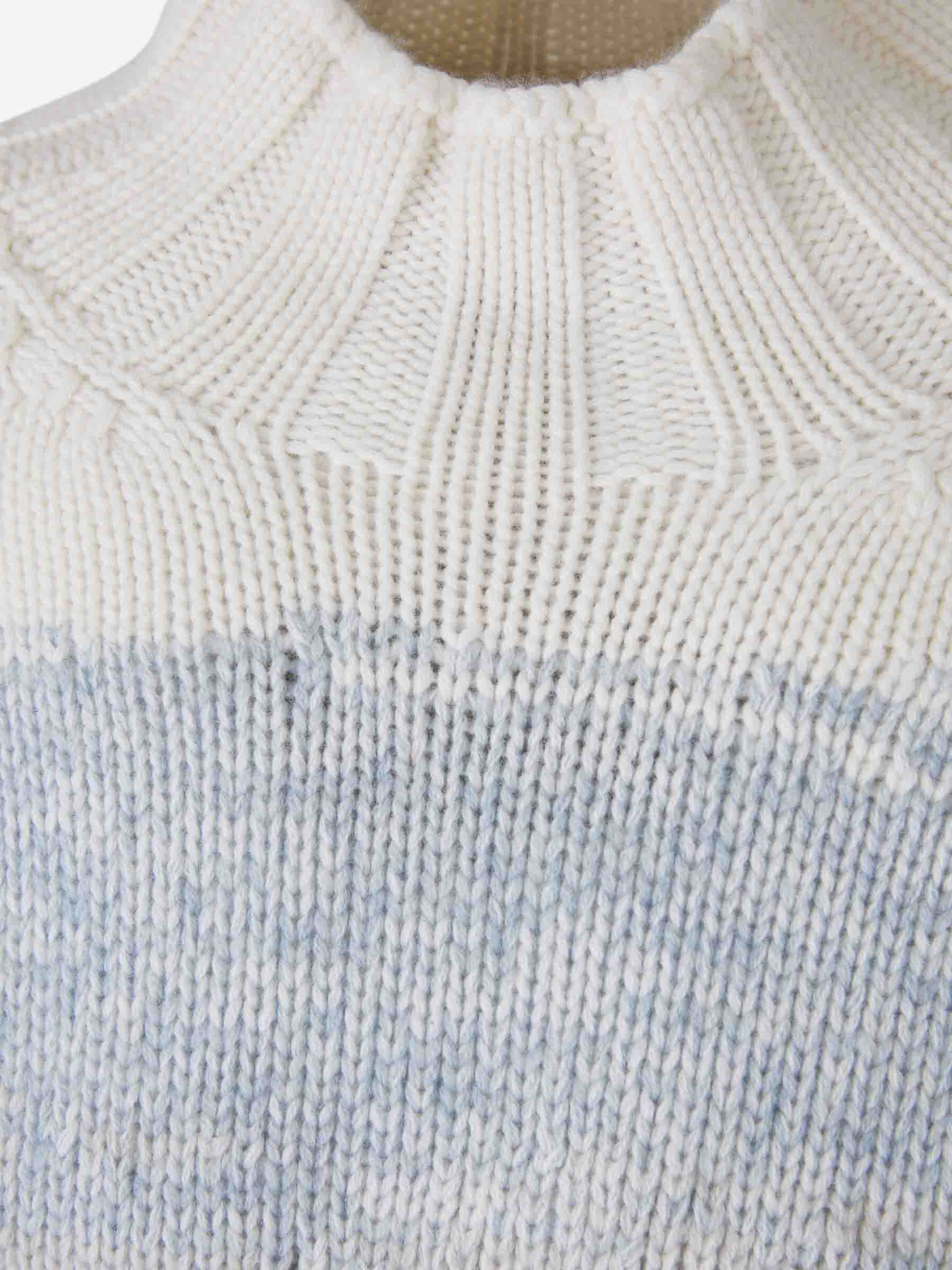 Outlet online Fedeli Hombre Jersey Cuello Alto color Crema sku 542-002534 01 - Foto 3