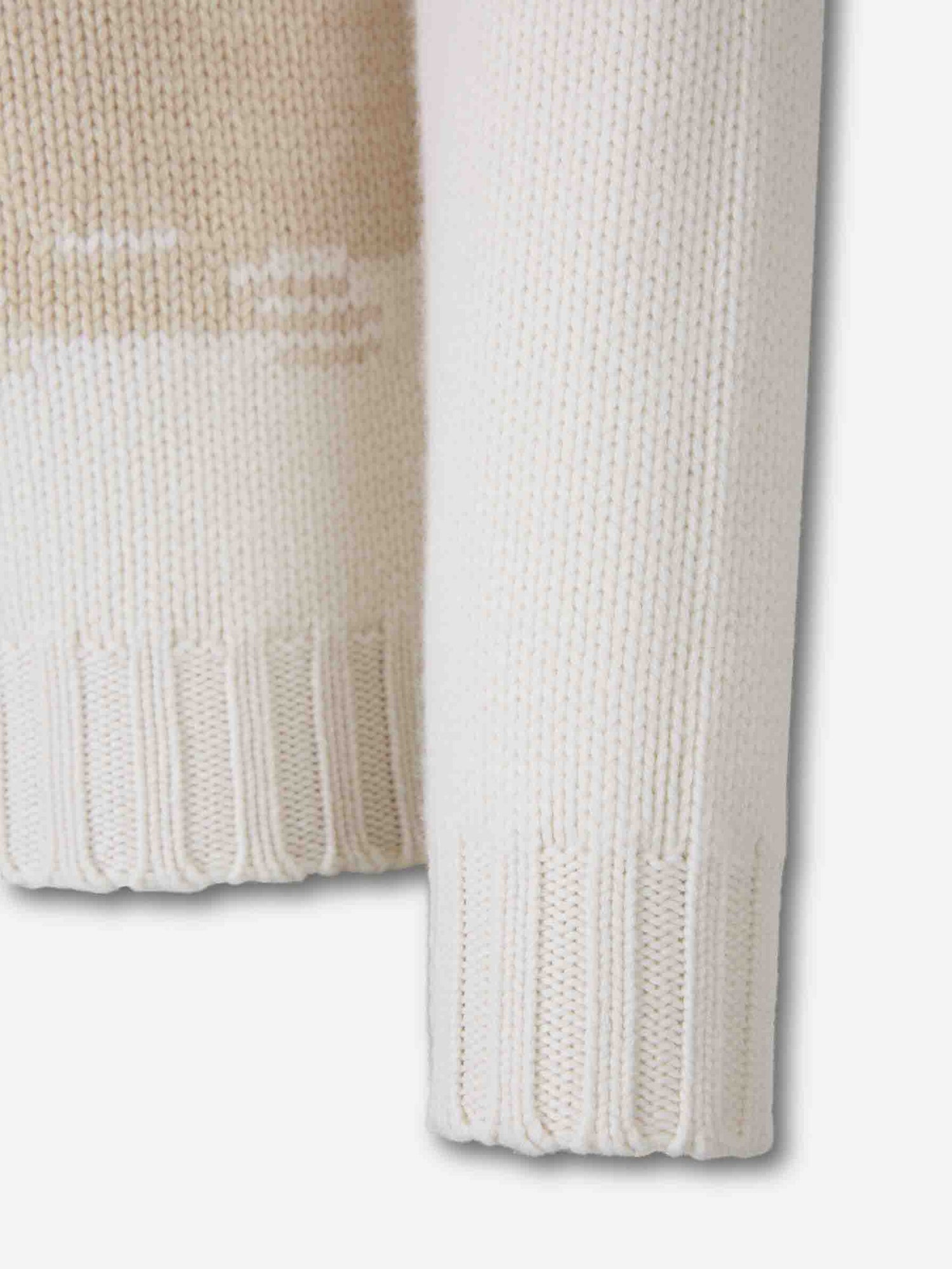 Outlet online Fedeli Hombre Jersey Cuello Alto color Crema sku 542-002534 01 - Foto 4