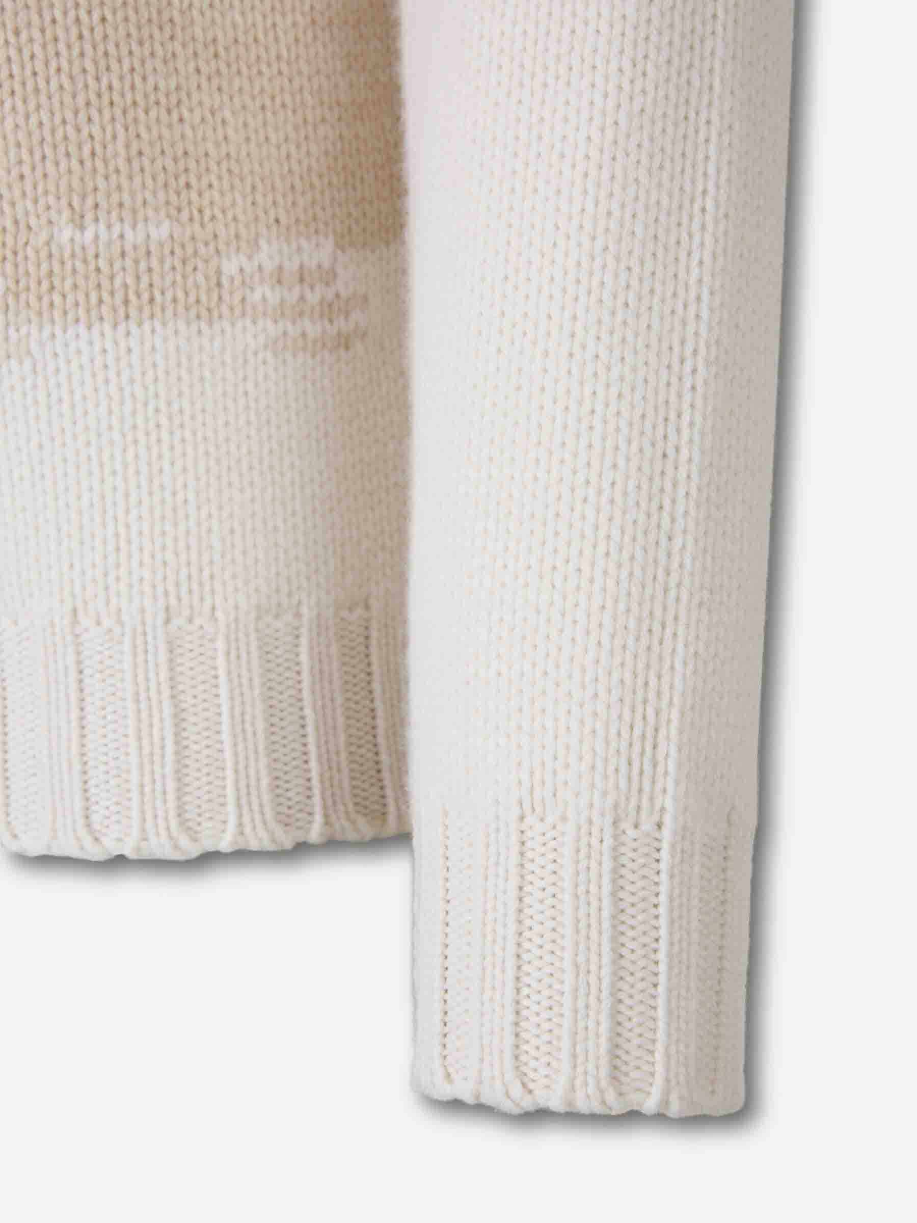 Outlet online Fedeli Hombre Jersey Cuello Alto color Crema sku 542-002534 01 - Foto 4