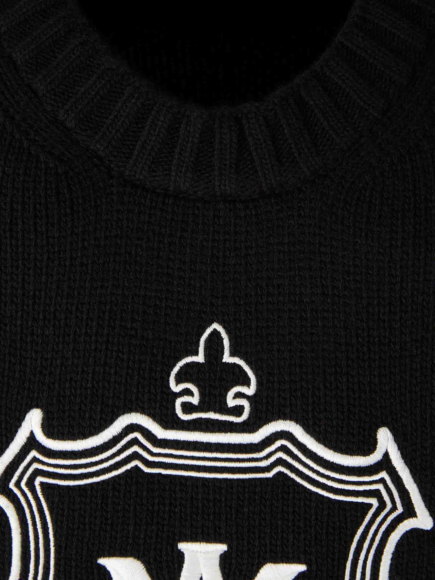 Outlet online Amiri Hombre Jersey Cuello Redondo color Negro sku 542-002535 01 - Foto 3