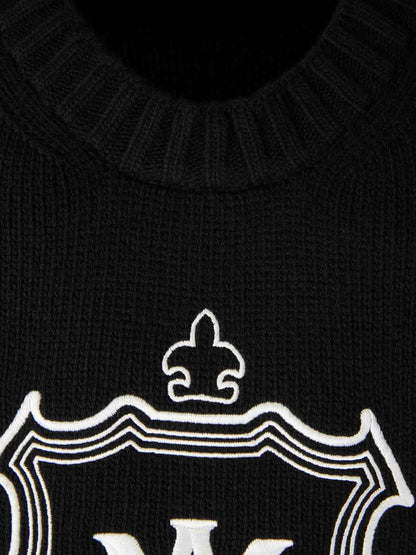 Outlet online Amiri Hombre Jersey Cuello Redondo color Negro sku 542-002535 01 - Foto 3