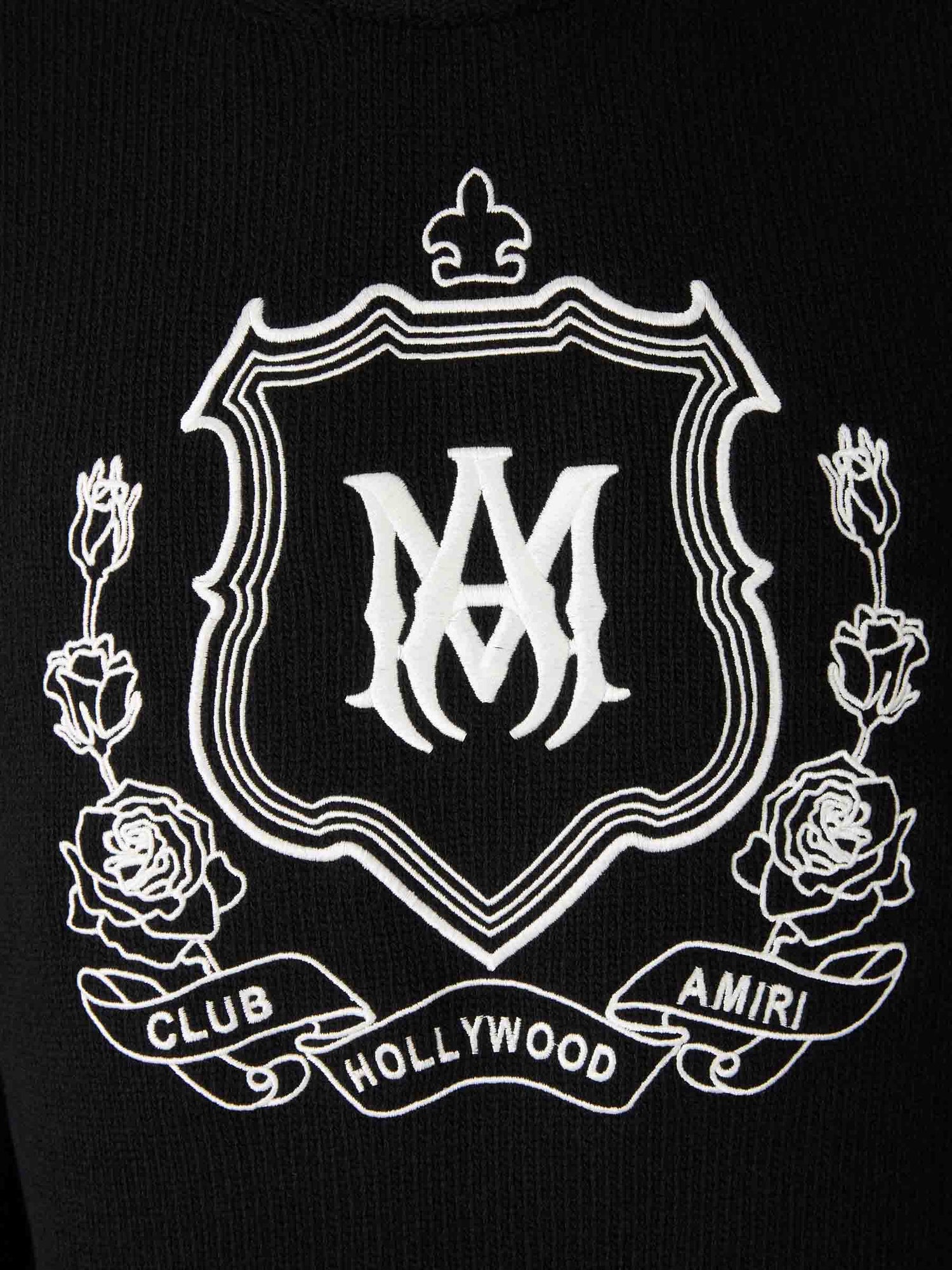Outlet online Amiri Hombre Jersey Cuello Redondo color Negro sku 542-002535 01 - Foto 4
