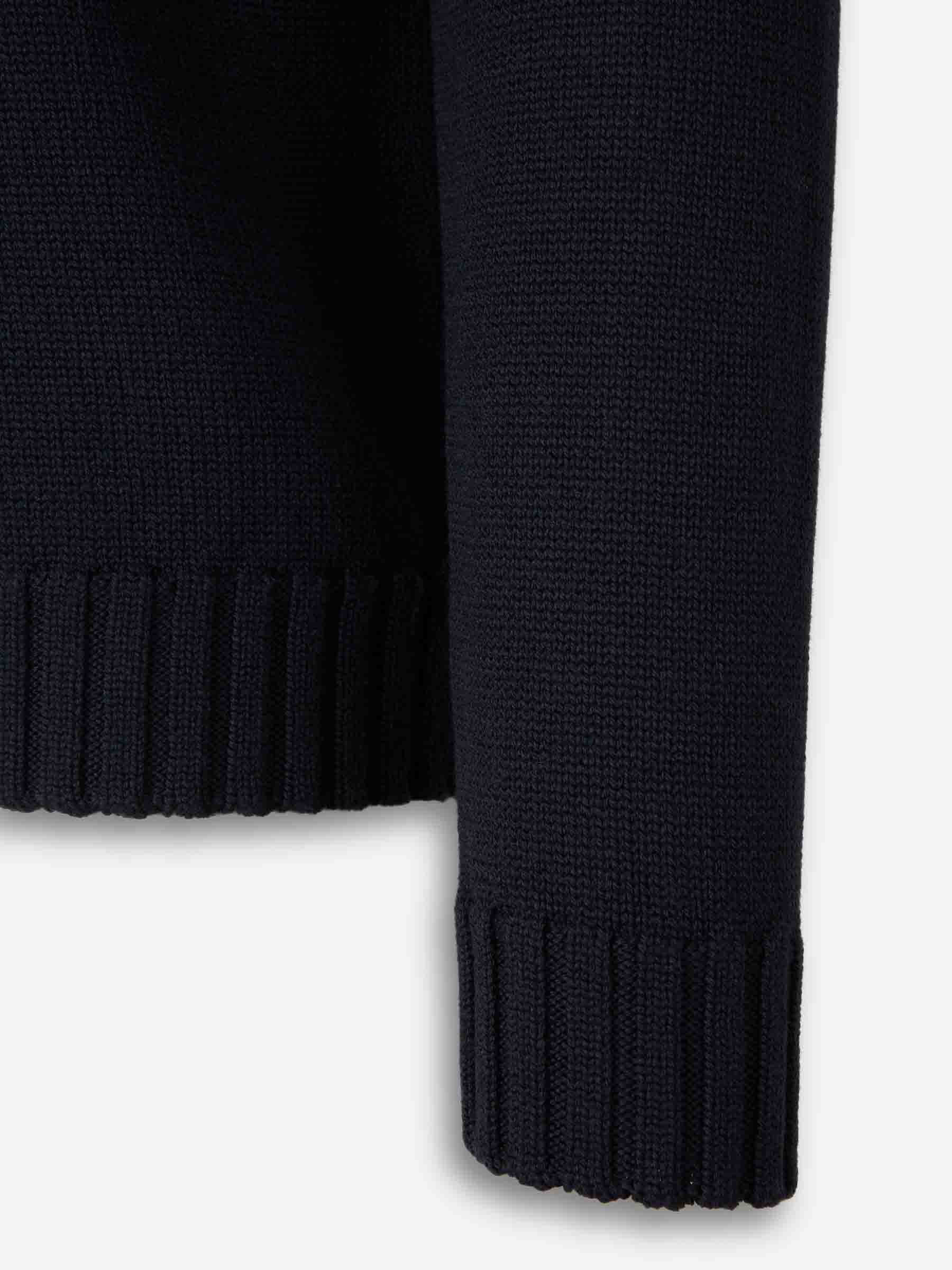 Outlet online Zanone Hombre Jersey Punto Lana color Azul Denim Oscuro sku 542-002545 01 - Foto 4