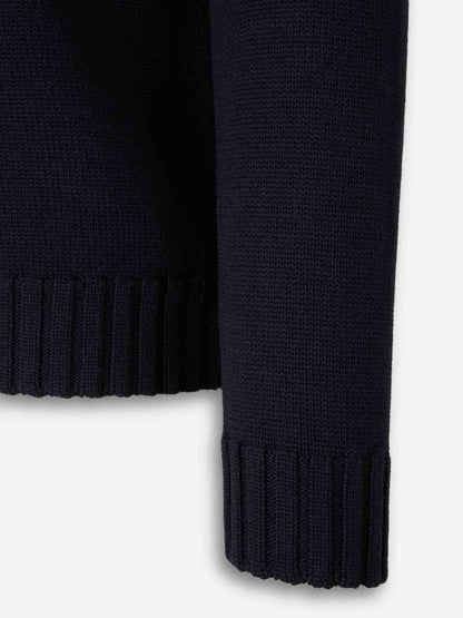 Outlet online Zanone Hombre Jersey Punto Lana color Azul Denim Oscuro sku 542-002545 01 - Foto 4