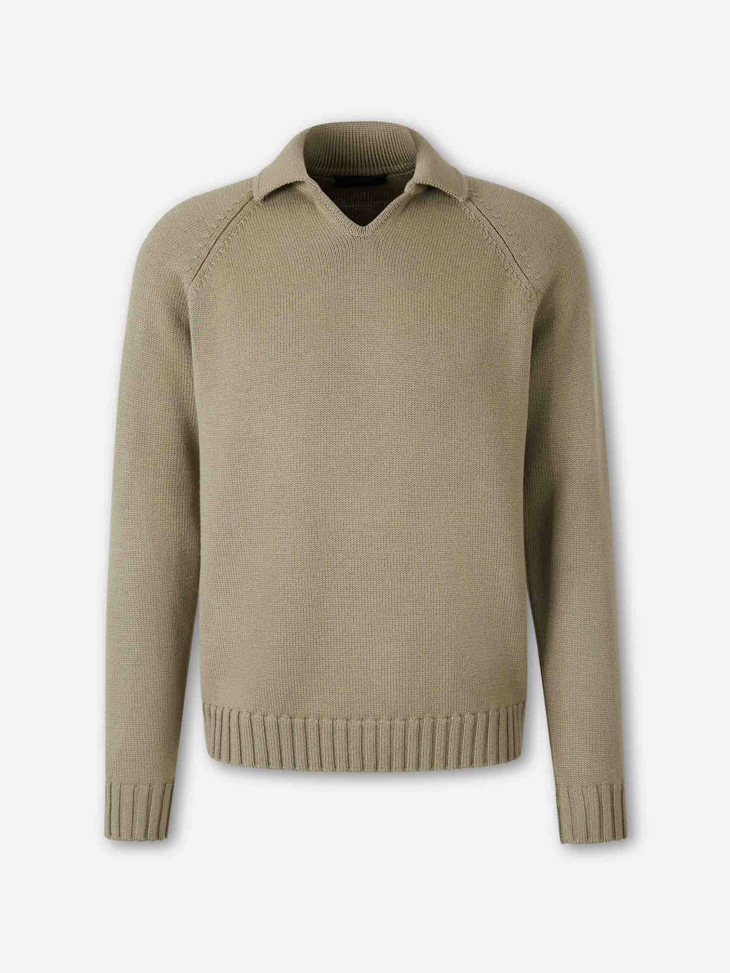 Outlet online Zanone Hombre Jersey Punto Lana color Verde Manzana sku 542-002545 02 - Foto 1