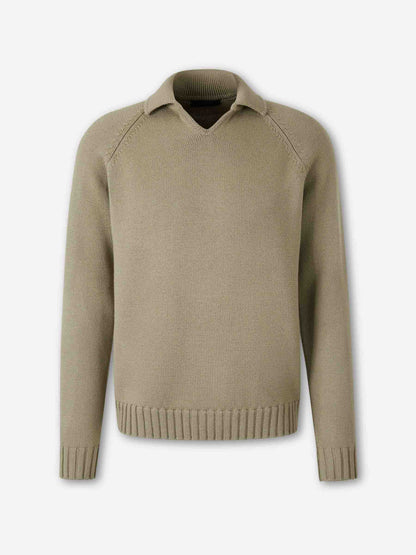 Outlet online Zanone Hombre Jersey Punto Lana color Verde Manzana sku 542-002545 02 - Foto 1