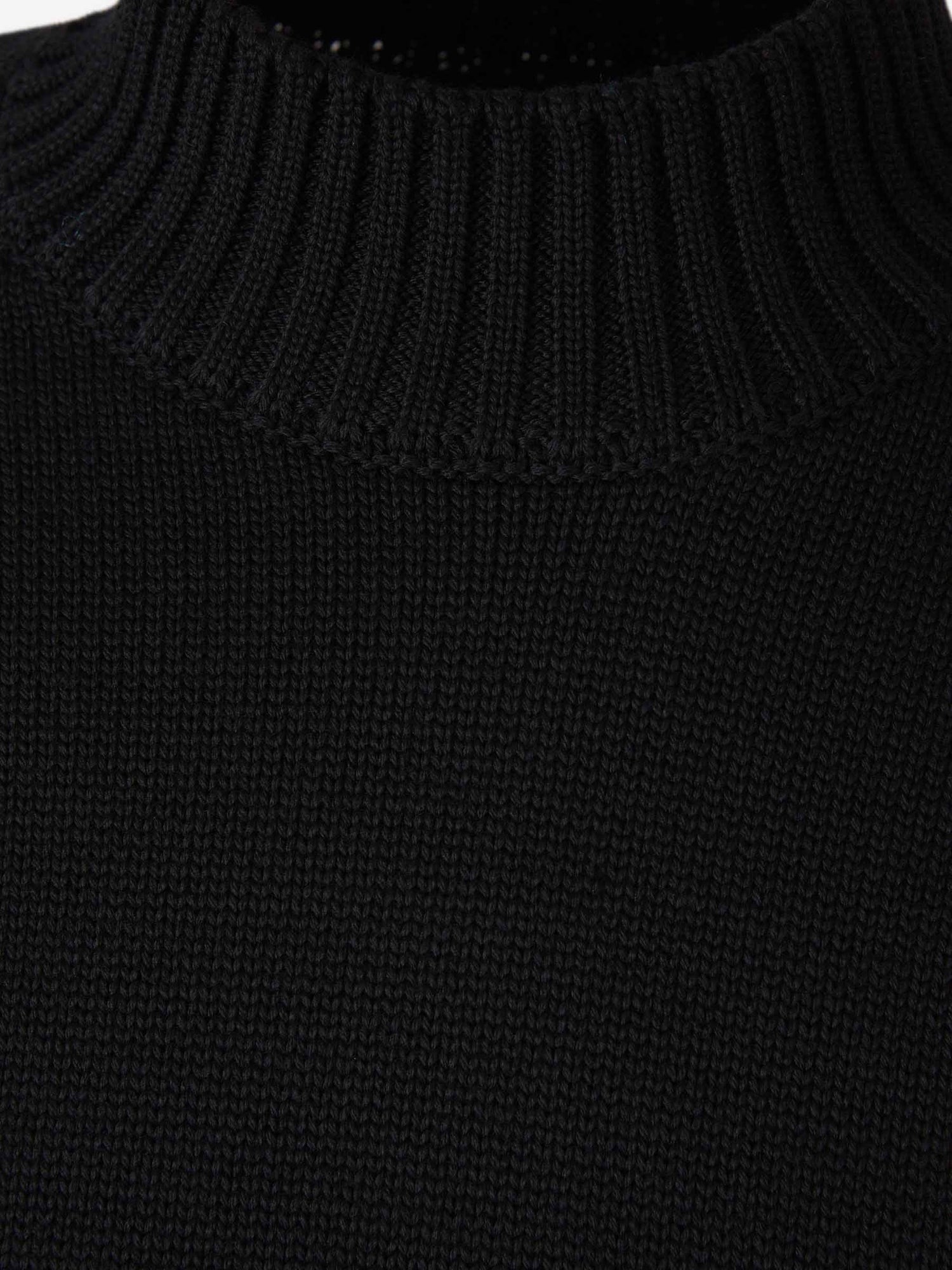 Outlet online Zanone Hombre Jersey Punto Lana color Negro sku 542-002546 02 - Foto 3