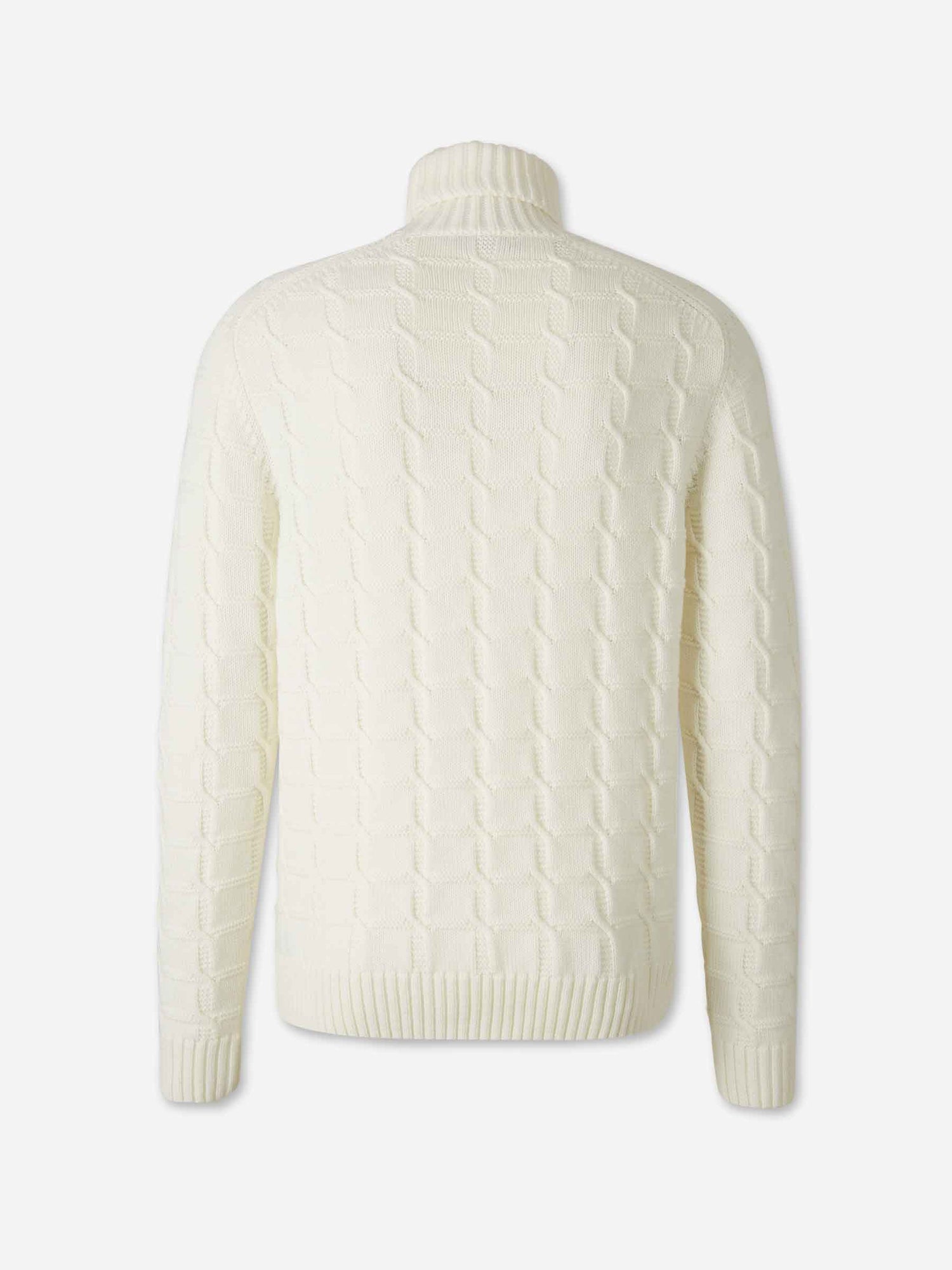 Outlet online Zanone Hombre Jersey Cuello Alto color Blanco sku 542-002547 01 - Foto 2