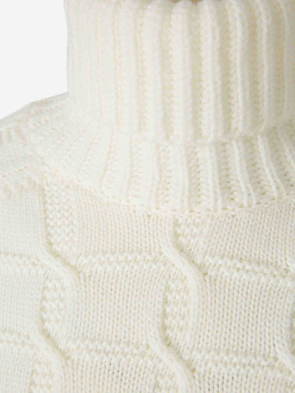 Outlet online Zanone Hombre Jersey Cuello Alto color Blanco sku 542-002547 01 - Foto 3