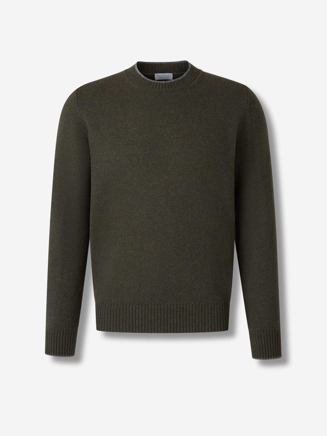 Outlet online Santa Eulalia Hombre Jersey Cuello Redondo color Verde Oscuro sku 542-002548 02 - Foto 1