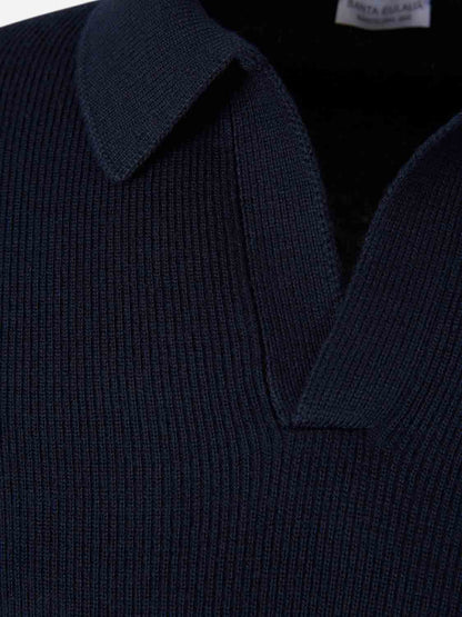 Outlet online Santa Eulalia Hombre Jersey Cuello Polo color Azul Marino sku 542-002549 01 - Foto 3