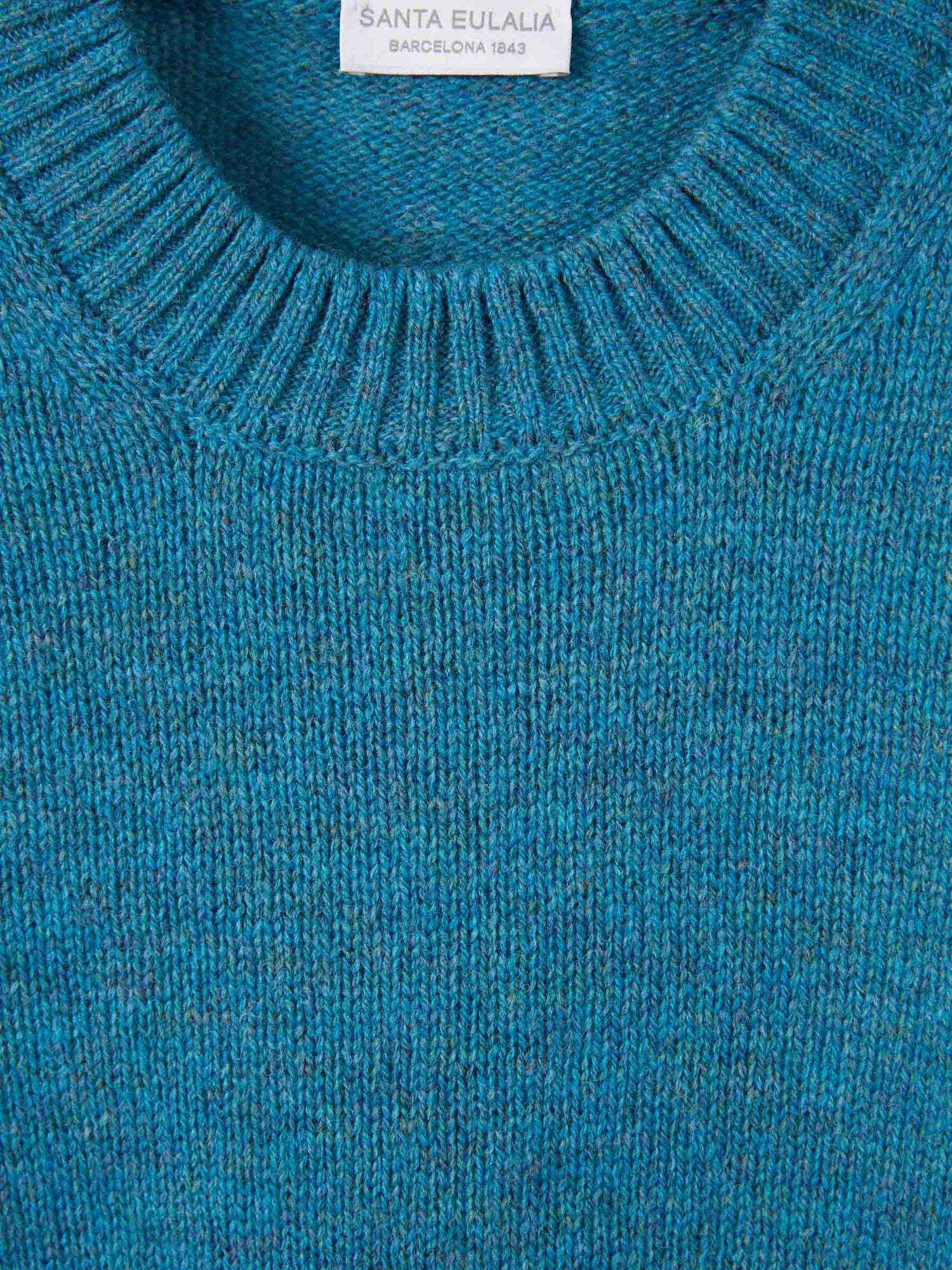 Outlet online Santa Eulalia Hombre Jersey Cuello Redondo color Azul Turquesa sku 542-002551 01 - Foto 3
