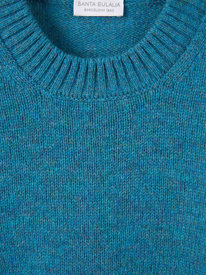 Outlet online Santa Eulalia Hombre Jersey Cuello Redondo color Azul Turquesa sku 542-002551 01 - Foto 3