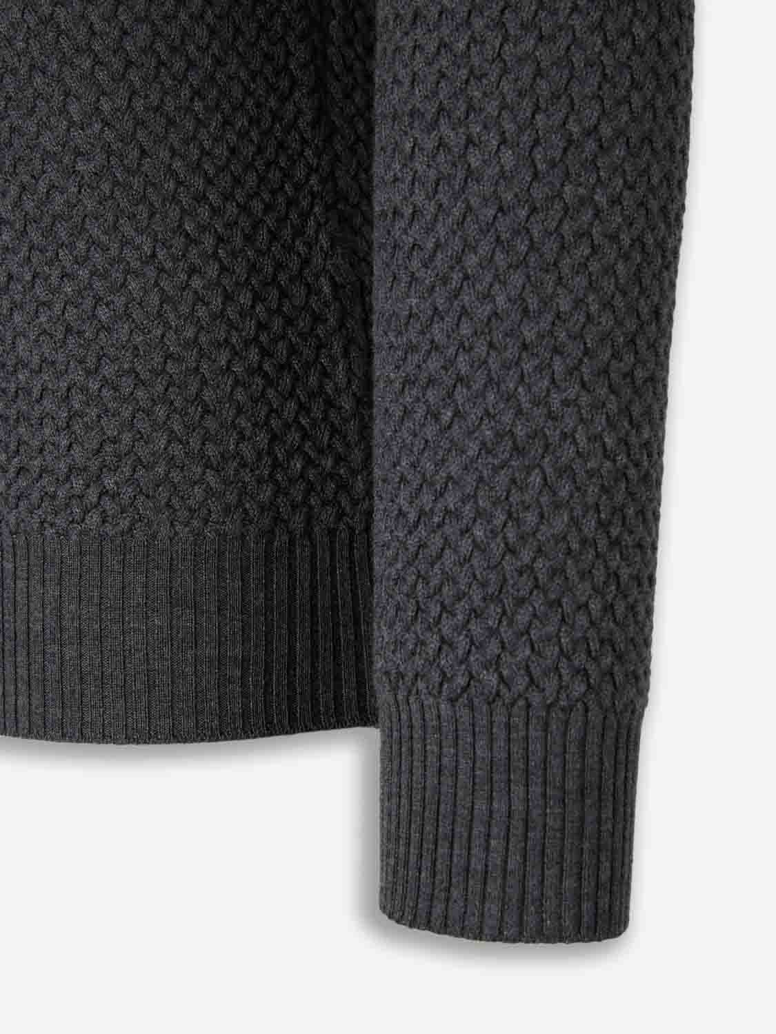 Outlet online Santa Eulalia Hombre Jersey Cuello Redondo color Gris Antracita sku 542-002552 02 - Foto 4