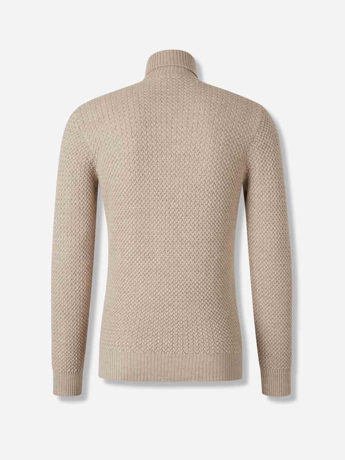Outlet online Santa Eulalia Hombre Jersey Cuello Alto color Beige sku 542-002553 01 - Foto 2