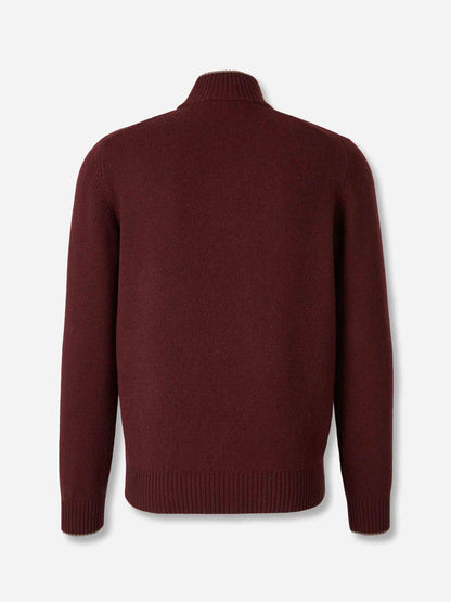 Outlet online Santa Eulalia Hombre Jersey Cuello Alto color Burdeos sku 542-002554 03 - Foto 2