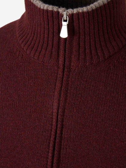 Outlet online Santa Eulalia Hombre Jersey Cuello Alto color Burdeos sku 542-002554 03 - Foto 3