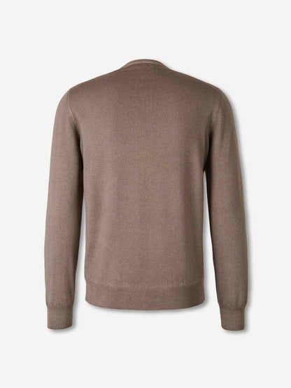 Outlet online Santa Eulalia Hombre Jersey Cuello Pico color Marrón sku 542-002555 01 - Foto 2