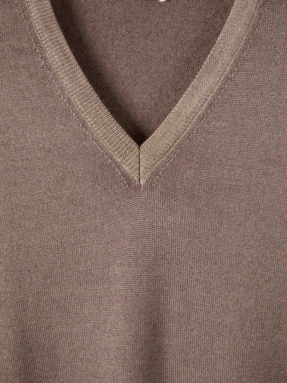 Outlet online Santa Eulalia Hombre Jersey Cuello Pico color Marrón sku 542-002555 01 - Foto 3