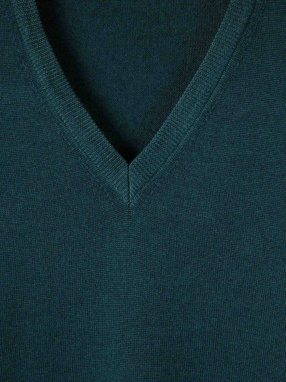 Outlet online Santa Eulalia Hombre Jersey Cuello Pico color Verde sku 542-002555 02 - Foto 3