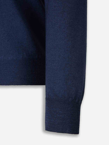 Outlet online Santa Eulalia Hombre Jersey Cuello Pico color Azul Marino sku 542-002555 03 - Foto 4