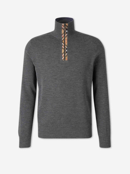 Outlet online Burberry  Jersey Punto Lana color Gris sku 542-002561 01 - Foto 1