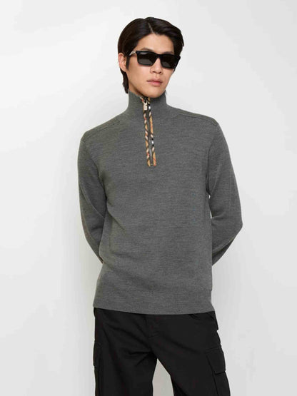 Outlet online Burberry  Jersey Punto Lana color Gris sku 542-002561 01 - Foto 2