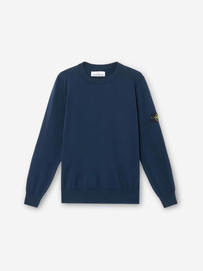Outlet online Stone Island Hombre Jersey Cuello Redondo color Azul Noche sku 542-002572 01 - Foto 1