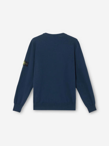 Outlet online Stone Island Hombre Jersey Cuello Redondo color Azul Noche sku 542-002572 01 - Foto 3