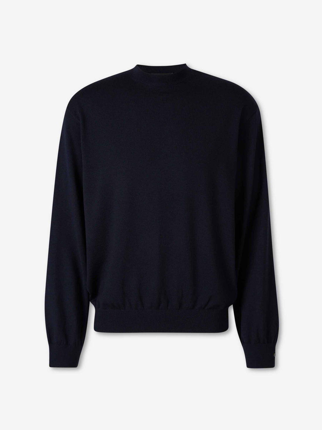 Outlet online Balenciaga Hombre Jersey Cuello Redondo color Azul Noche sku 542-002590 01 - Foto 1