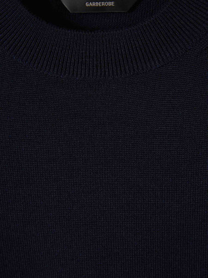 Outlet online Balenciaga Hombre Jersey Cuello Redondo color Azul Noche sku 542-002590 01 - Foto 3