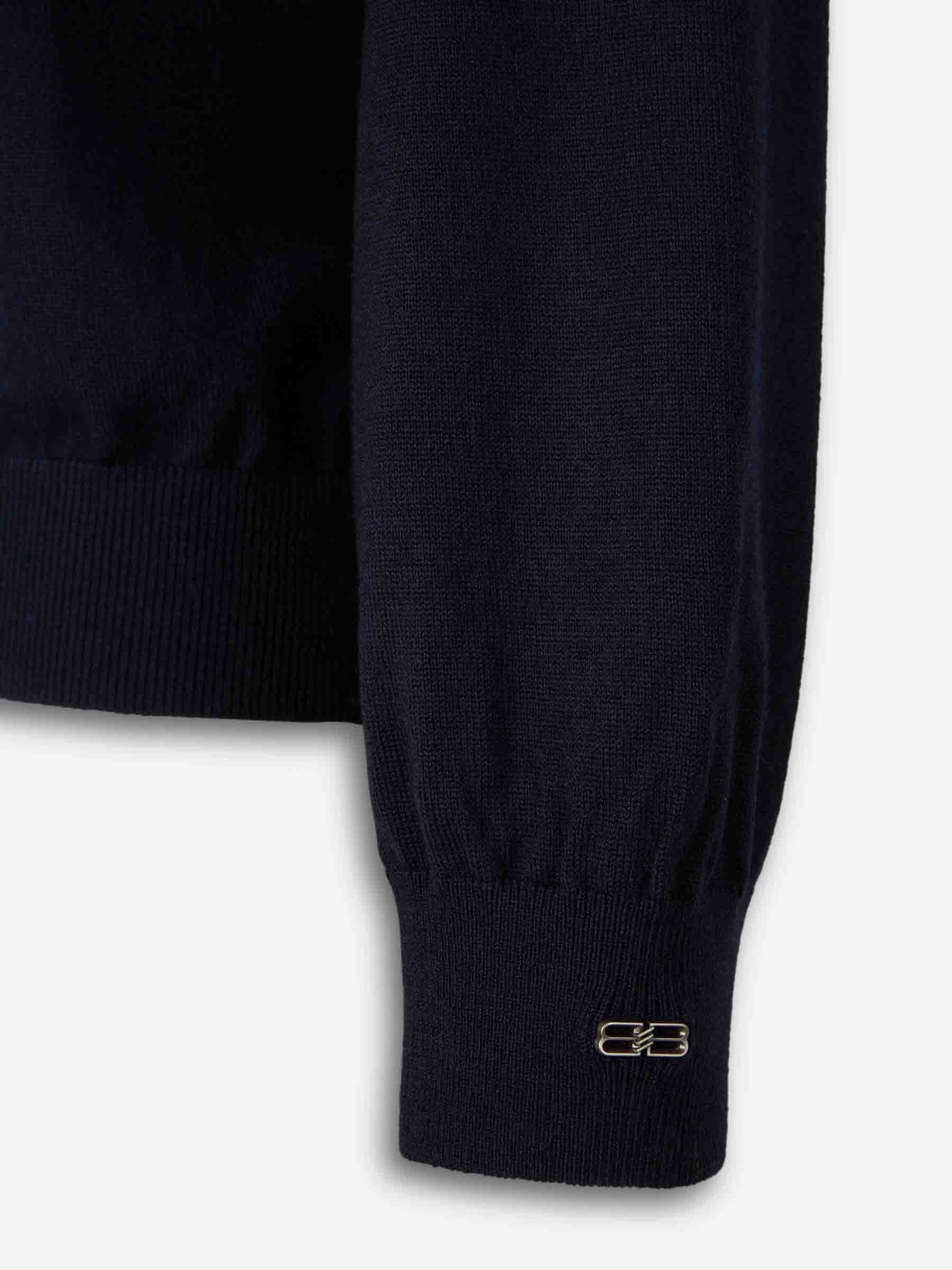 Outlet online Balenciaga Hombre Jersey Cuello Redondo color Azul Noche sku 542-002590 01 - Foto 4