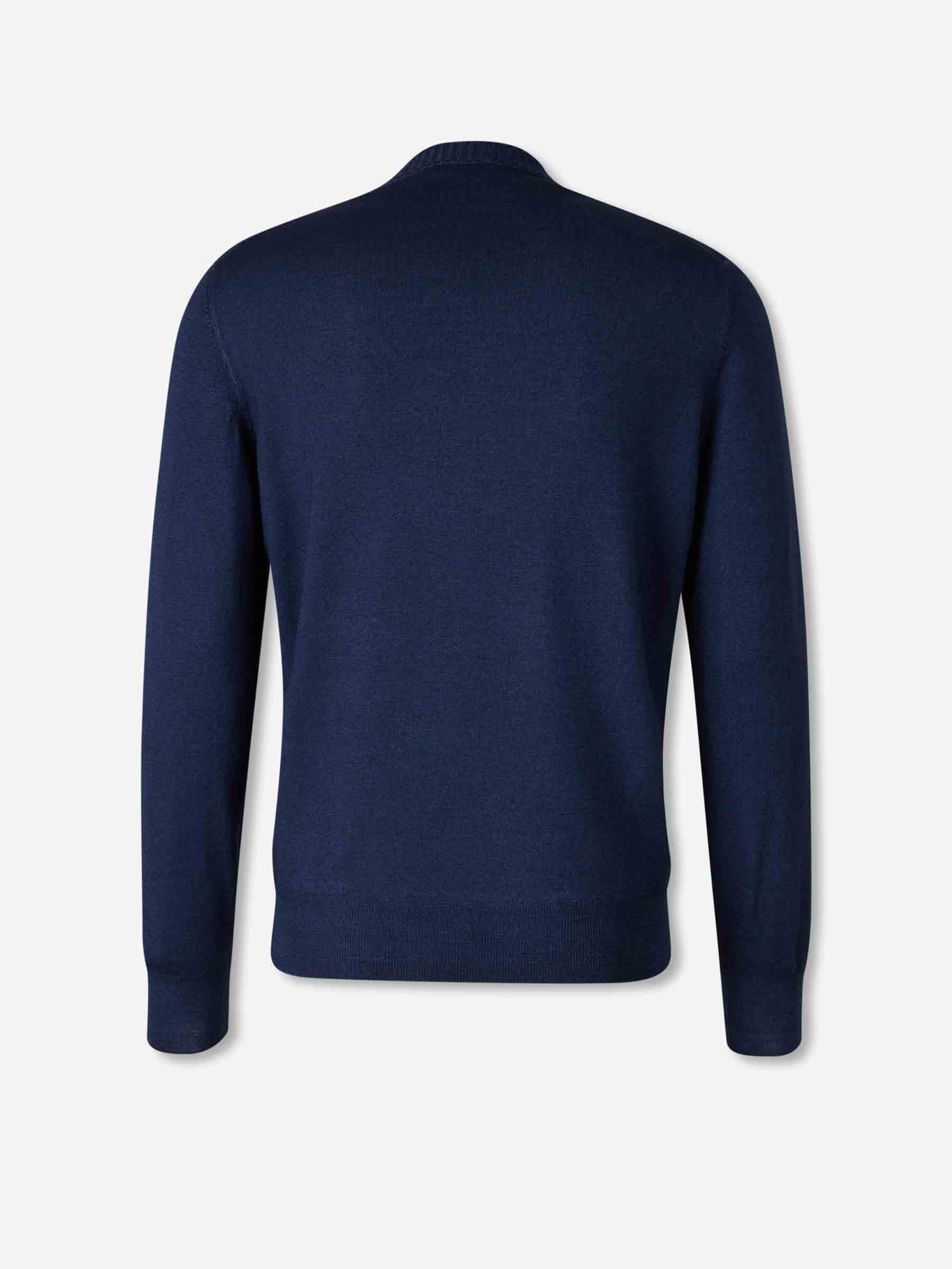 Outlet online Santa Eulalia Hombre Jersey Cuello Pico color Azul Marino sku 542-002591 02 - Foto 2