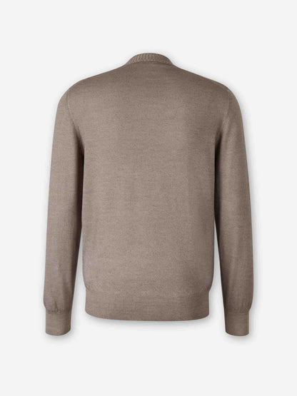 Outlet online Santa Eulalia Hombre Jersey Cuello V color Taupe sku 542-002591 03 - Foto 3