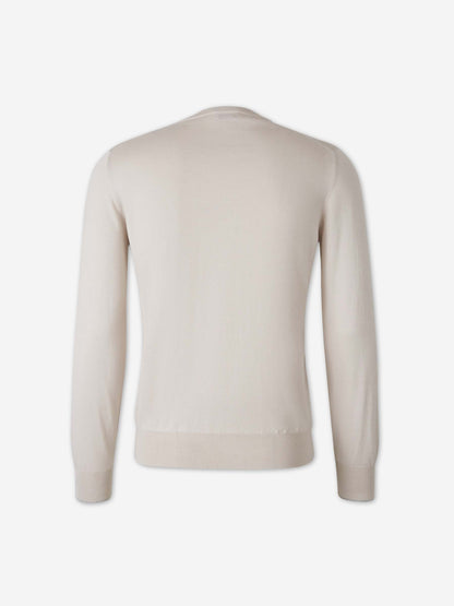 Santa Eulalia Hombre Barcelona Jersey Cuello Redondo color Beige sku 542-002592 03 - Foto 2