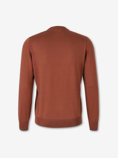 Santa Eulalia Hombre Barcelona Jersey Cuello Redondo color Terracota sku 542-002592 06 - Foto 2