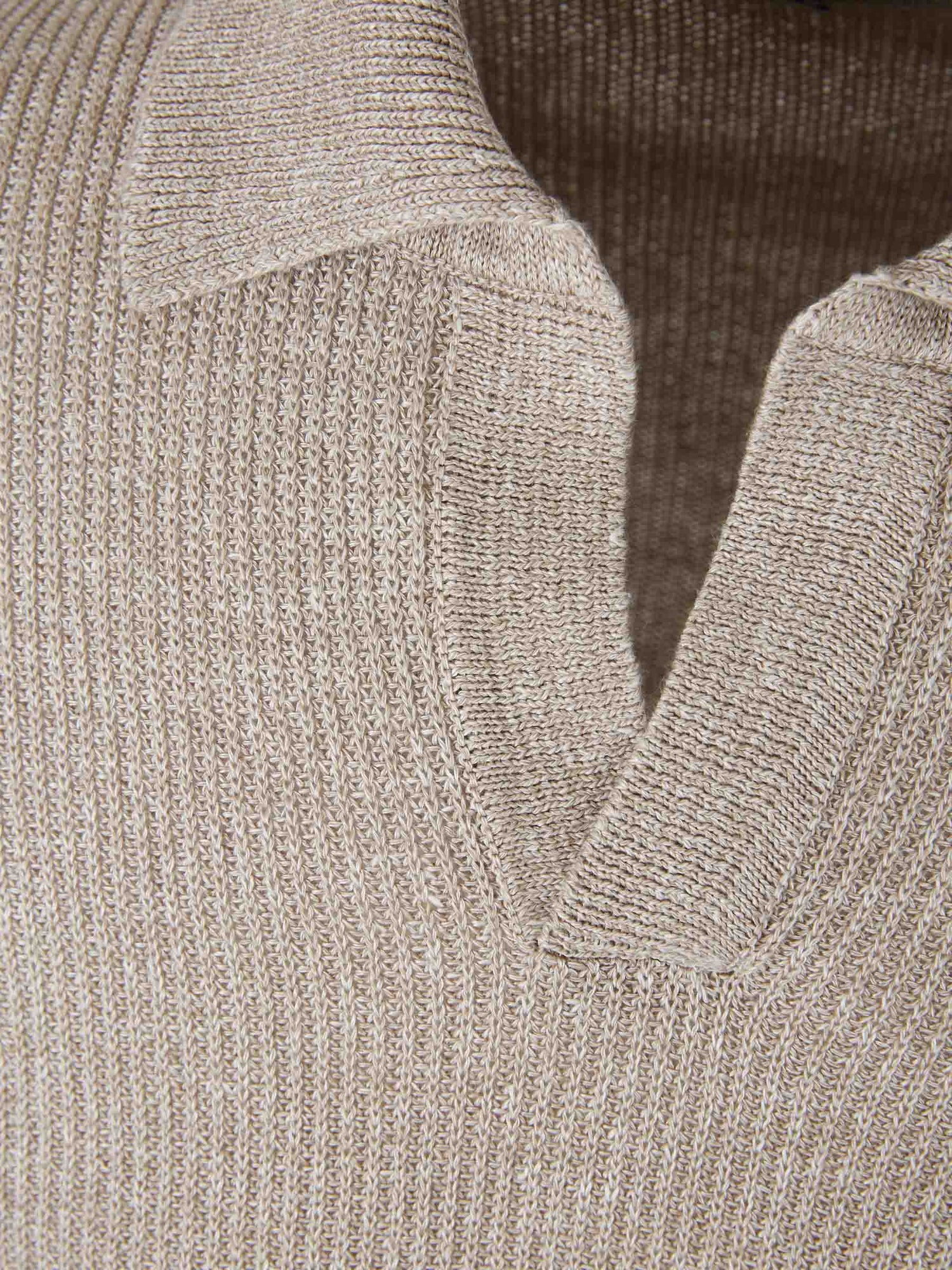 Outlet online Santa Eulalia Hombre Jersey Cuello Polo color Beige sku 542-002593 01 - Foto 3