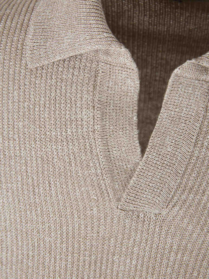 Outlet online Santa Eulalia Hombre Jersey Cuello Polo color Beige sku 542-002593 01 - Foto 3