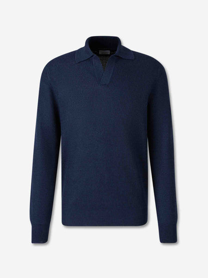 Outlet online Santa Eulalia Hombre Jersey Cuello Polo color Azul Marino sku 542-002593 02 - Foto 1
