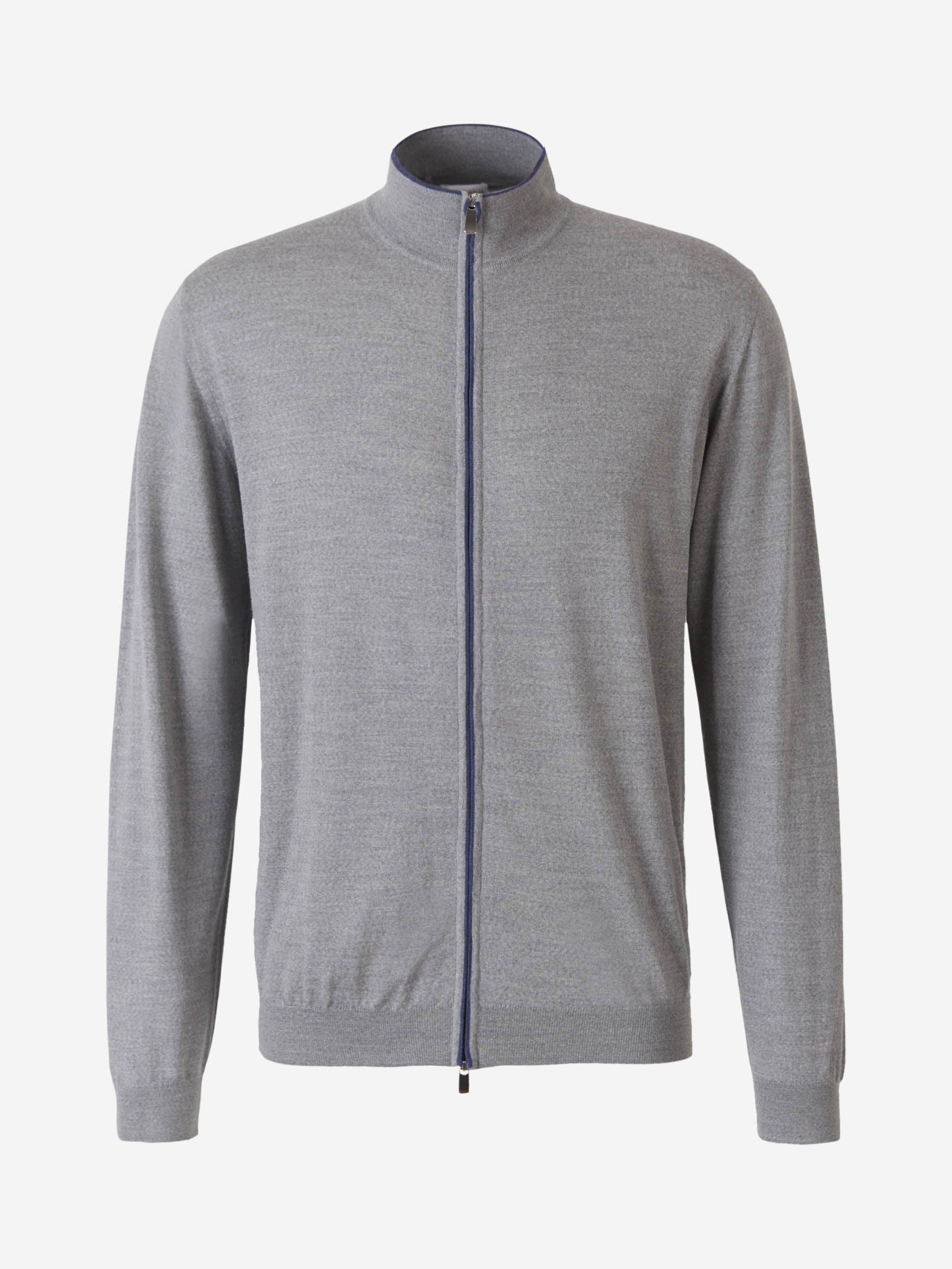 Outlet online Santa Eulalia Hombre Cárdigan Punto Lana color Gris Claro sku 543-000737 04 - Foto 1