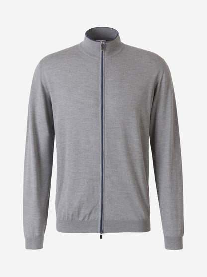 Outlet online Santa Eulalia Hombre Cárdigan Punto Lana color Gris Claro sku 543-000737 04 - Foto 1