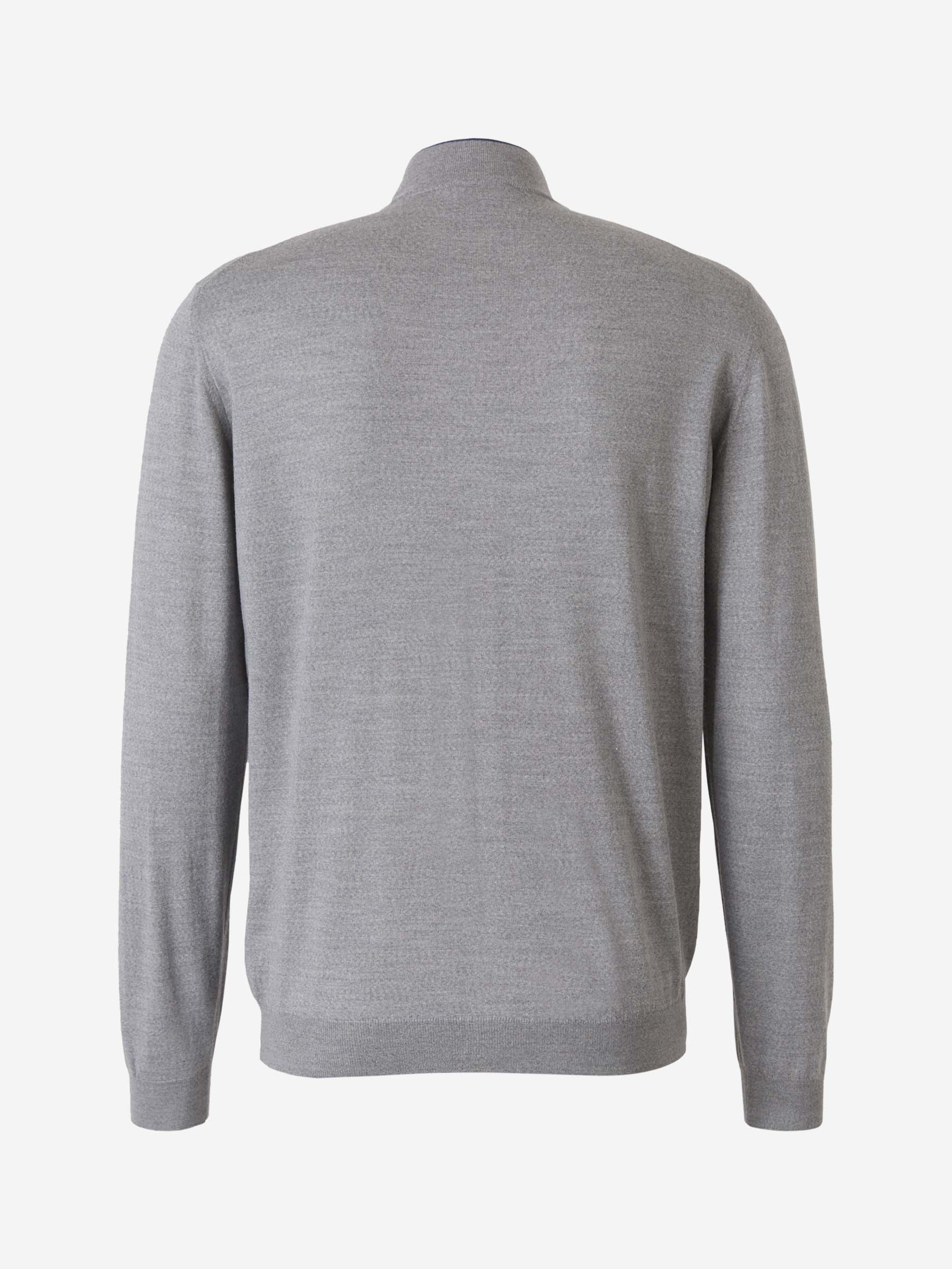 Outlet online Santa Eulalia Hombre Cárdigan Punto Lana color Gris Claro sku 543-000737 04 - Foto 2