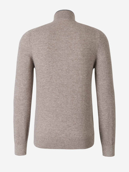Outlet online Santa Eulalia Hombre Cárdigan Bicolor Cashmere color Topo sku 543-000856 02 - Foto 4