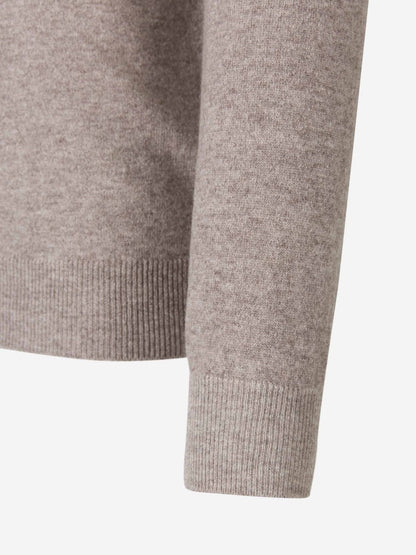 Outlet online Santa Eulalia Hombre Cárdigan Bicolor Cashmere color Topo sku 543-000856 02 - Foto 6